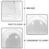 DIY Photo Snow Globe Mini Plastic Picture Frame with Blank Sublimation Insert Snowglobe Display Globe for Home Decor Gift