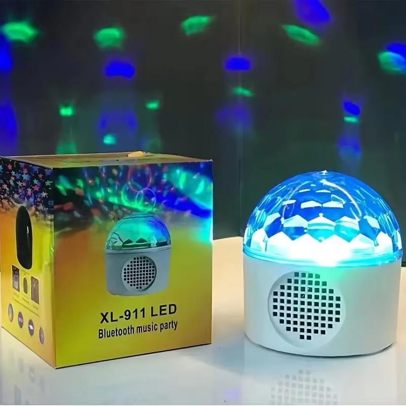 Starry Sky Projector Bluetooth Player USB Plug-in LED Night Light Crystal Lamp for KTV Kids Room Lighting Atmosphere Decoration