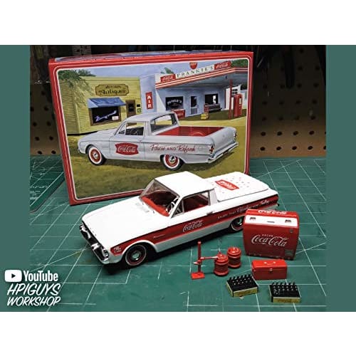 AMT 1/25 Scale 1960 Ford Ranchero with Coke Cooler Box Plastic Model Kit (AMT1189)