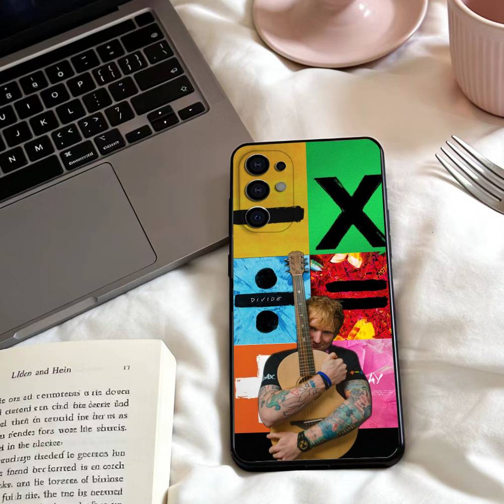

Singer E-Ed Sheeran Phone Case For Samsung S25,24,23,22,30,21,10,9,Ultra,Plus,Lite,FE,4,5 G Soft Black Case Samsung S21Ultra