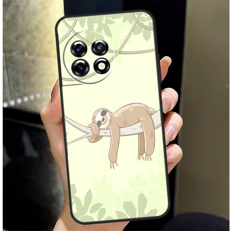 Αστεία Χαριτωμένα Βραδύποδες Θήκη Για OnePlus 13 13R 12 12R 11 10 Pro 8T 10T OnePlus Nord 4 CE 2 3 Lite N10 N20 N30 Θήκη