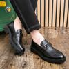 Men's Dress Shoes Luxury Business Leather Shoes 2026Fashion New Casual Shoe Classic Men's Loafers Soft Oxford Office Work Shoes