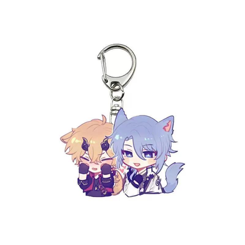 Genshin Impact Peripheral Pendant Funina Navelet Jutana Xida Thunderbolt General Mandrill Bell Leaving Kerry Keychain