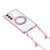 For Samsung Galaxy A16 5G/4G Magnetic Case Ring Kickstand TPU + PC Phone Cover with Lanyard