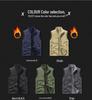 Men's Double-Sided Plush Winter Vest - 2024 Collection, Sleeveless Outerwear, Casual & Warm (Model 8822A)