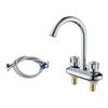 Jing Zhou Yuan Double Handle Hot & Cold Basin Faucet