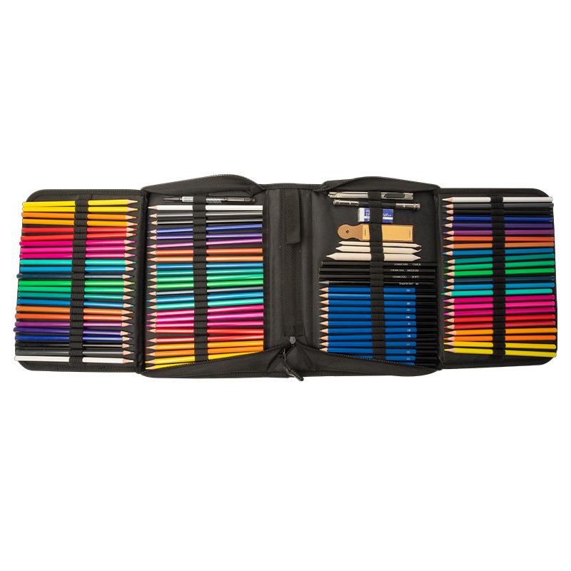 Professional Fine Arts Sketch & Colored Pencils Set - Creative Toolkit for Drawing & Painting