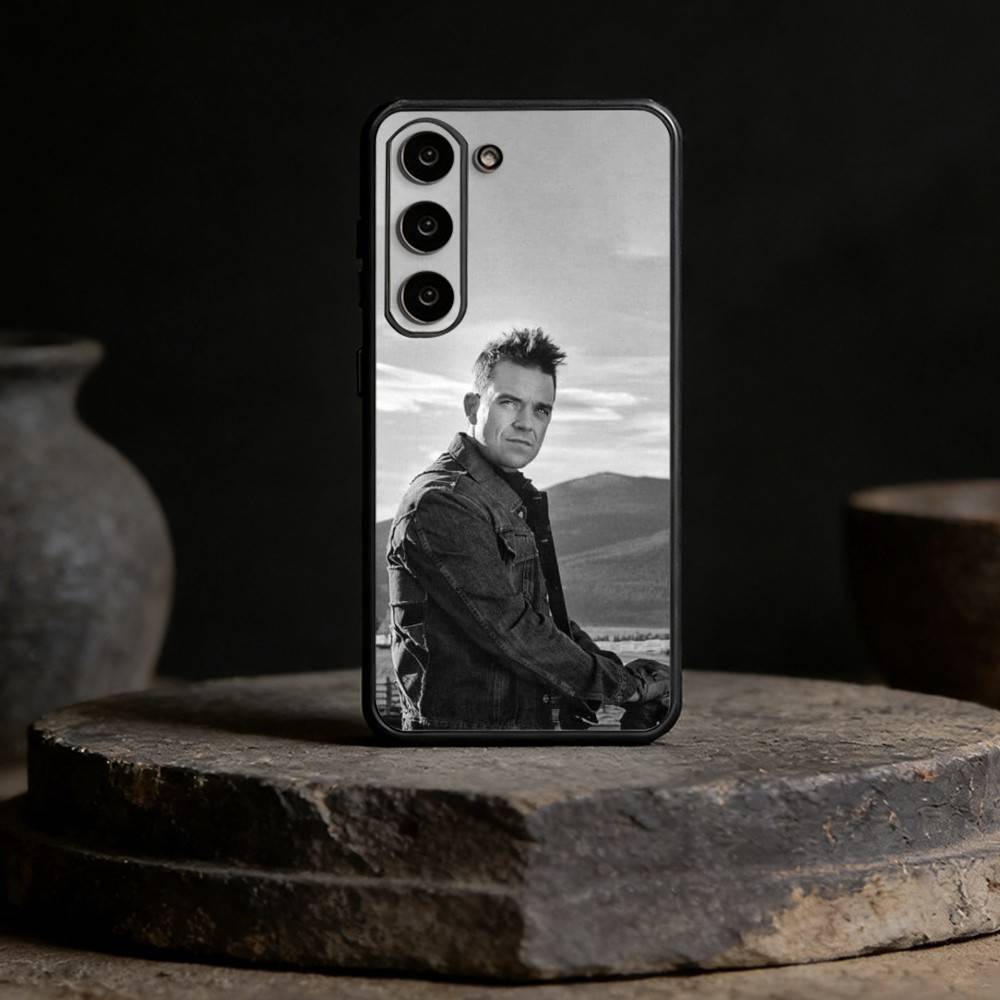 Singer R-Robbie W-Williams Phone Case For Samsung Galaxy A13,21s,22,31,32,52,53,71,72,73,Soft Black Cover