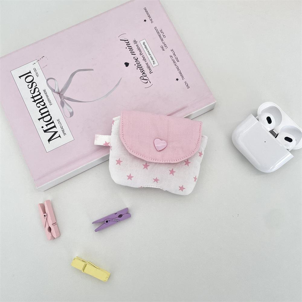 Bluetooth Headphone Case Headphone Storage Protective Soft Case Travel Organizer Bluetooth Headset New Cute with Buckle Bag