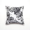 Jacquard Ink Small Cattail Pillowcase Home Living Room Pillow Backrest Invisible Zipper Four-sided Locking