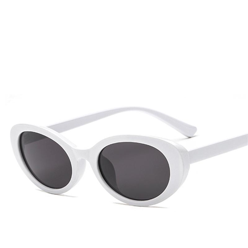 

Retro Small Oval Sunglasses Women Vintage Brand Shades Black Red White Color Sun Glasses For Female Fashion Designer Lunette 1 Pcs