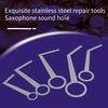 5Pcs Saxophone Pad Adjusting Tool Saxophone Leveling Rings Pad L Shape Key Cover