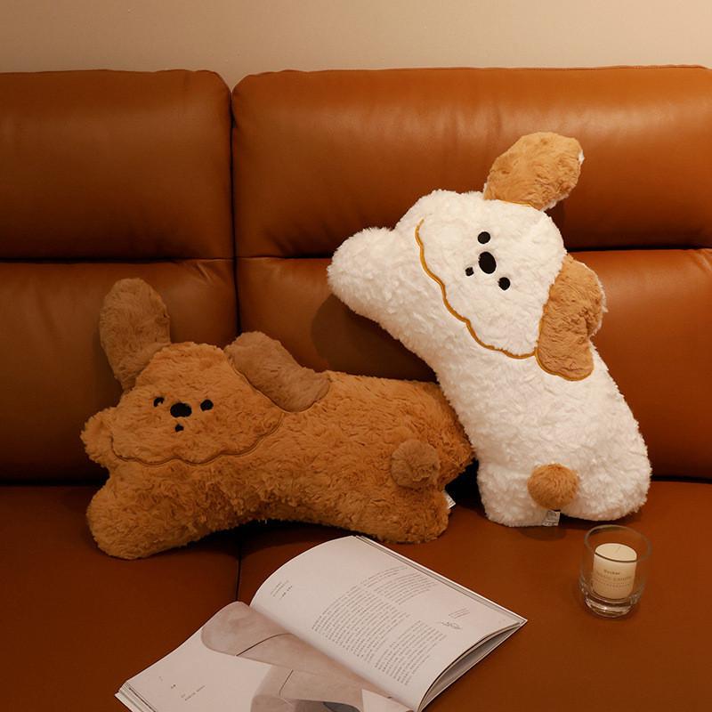 Plush Dog Cute Toy Cartoon Stuffed Doll Sleep Room Sofa Decoration Kids Gift