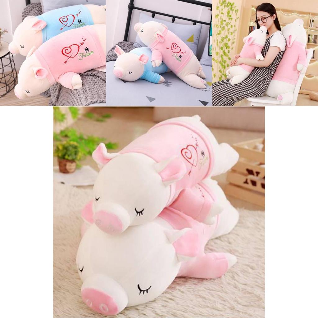 Adorable Large Plush Pig Toy With Soft Down Cotton Filling For Cozy Sleeping Companion