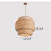 Bamboo chandelier restaurant cafe bamboo chandelier farmhouse style living room bedroom simple bamboo chandelier