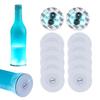 1pc LED Luminous Coasters Light Up Glass Drinking Bottle Cup Mat for Parties Weddings Bar Christmas Home Pub