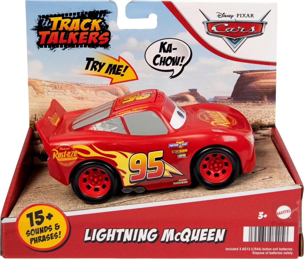 Disney Pixar Carros Caminhão Falante Relâmpago McQueen Veículo Falante Brinquedo de Filme com Som Personagem Colecionável Presente para Crianças Colecionadores 5,5 polegadas