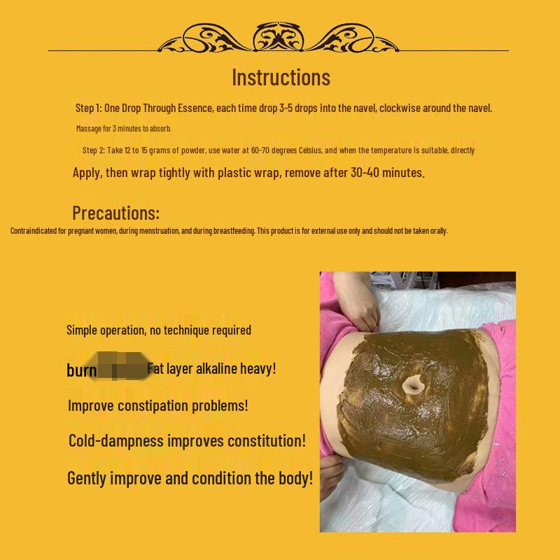 Ancient Formula Weight Loss Set: Herbal Powder & Hot Compress Body Mask