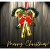 (1 Stück) Weihnachtsdekoration Kranz Wandbehang für Zuhause Haustür Wand Zimmer Weihnachtsfeier Dekorationen Frohe Weihnachten Dekoartikel