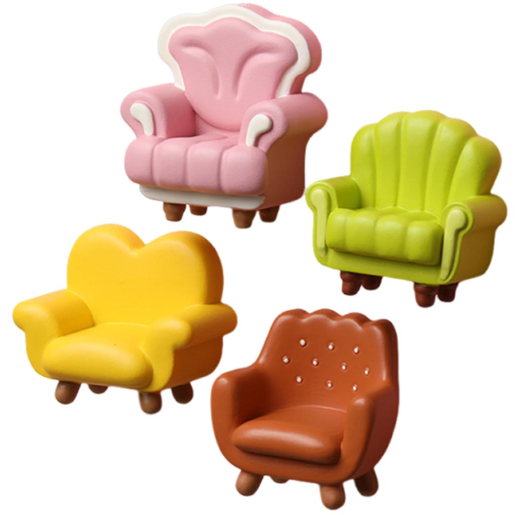 Mini 3D Sofa Resin Fridges Magnets Stickers Fashion Personalized Refrigerator Decals For Whiteboard Classroom