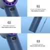 Portable Handheld Turbo Fan 1-100 Wind Speeds Adjustable Mini Refrigeration Fan High Speed Ice Compress Air Cooling Turbo Fans