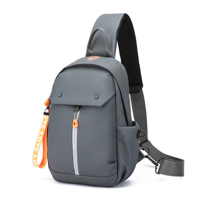 Men's Chest Bag Crossbody Bag New Large Capacity Casual Shoulder Backpack Fashionable Multi Functional Trendy Sports Chest