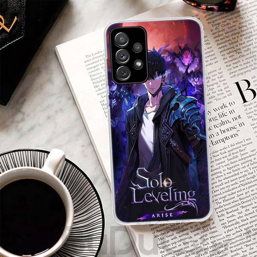 Anime S-Solos L-Levelings Cover For Samsung Galaxy A52 A42 A32 A22 A12 A50 A51 Phone Case A70 A71 A40 A41 A30S A31 A20E A21S A10