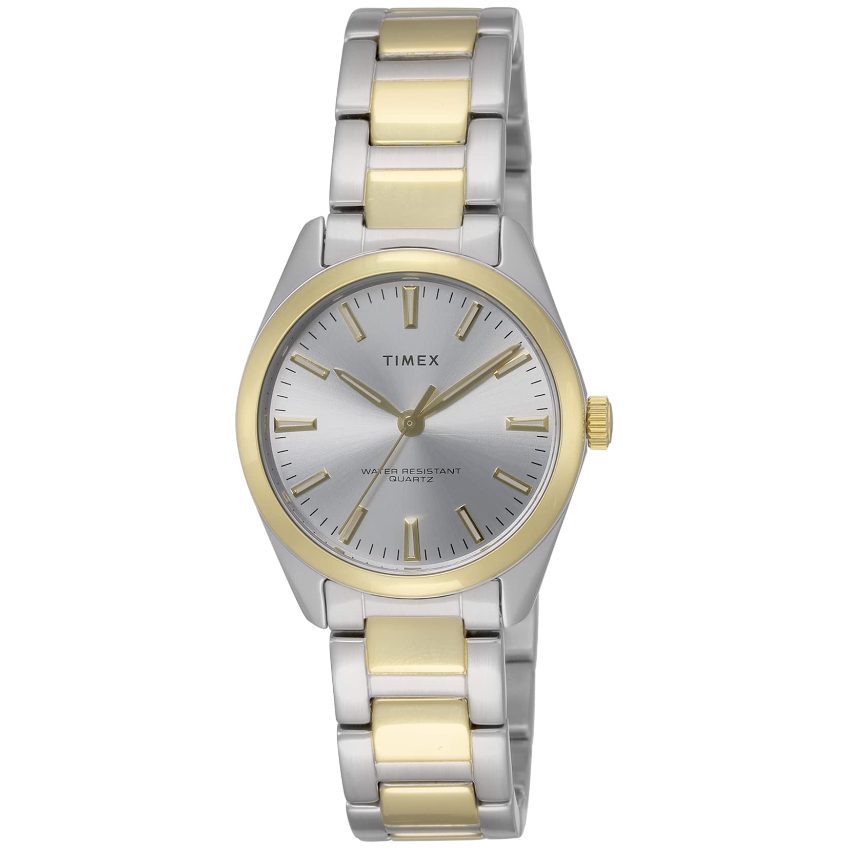 

Часы Timex Highview Silver Dial Brass Mineral Glass Quartz 32MM America Watch TW2V26400 Gold [TIMEX] Женские [Товар] серебряный