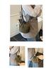 Japanese-Inspired Niche Drawstring Bucket Bag, Versatile Crossbody for Commuting and Outdoor Sports Casual Use