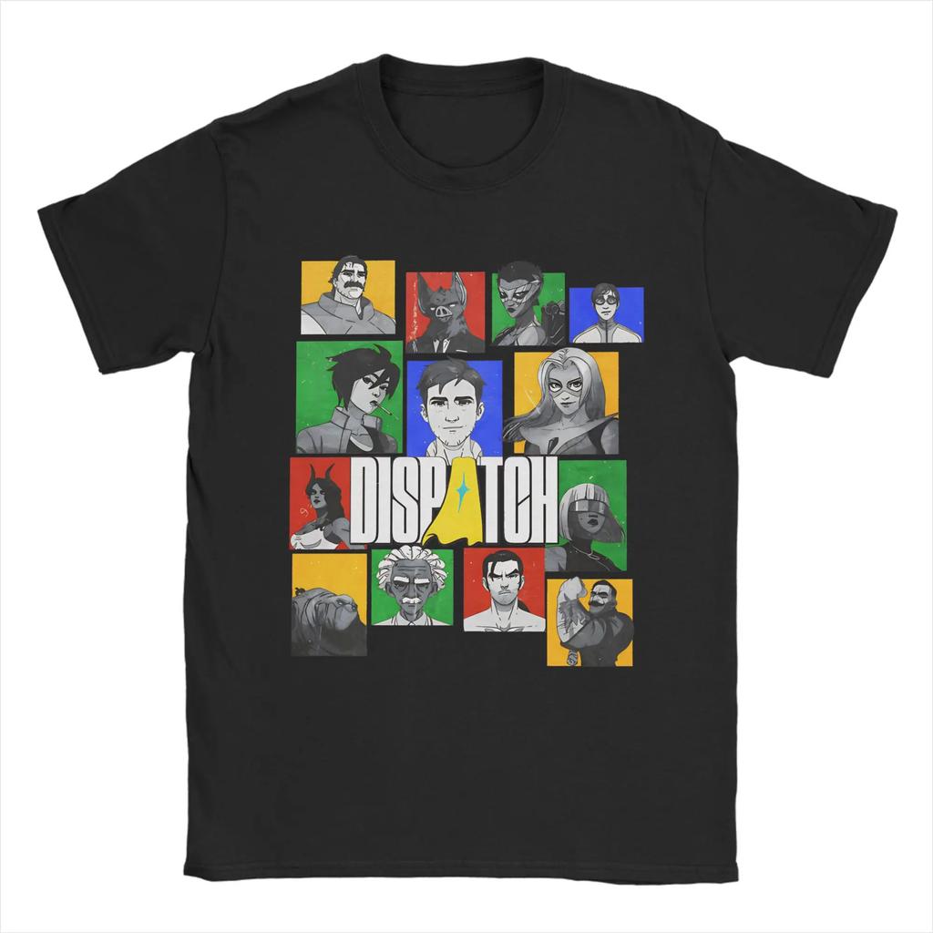 2026 Dispatch Game TShirts Men Funny 100 Cotton Tee Shirt Round Neck Short Sleeve T Shirt Original Clothing