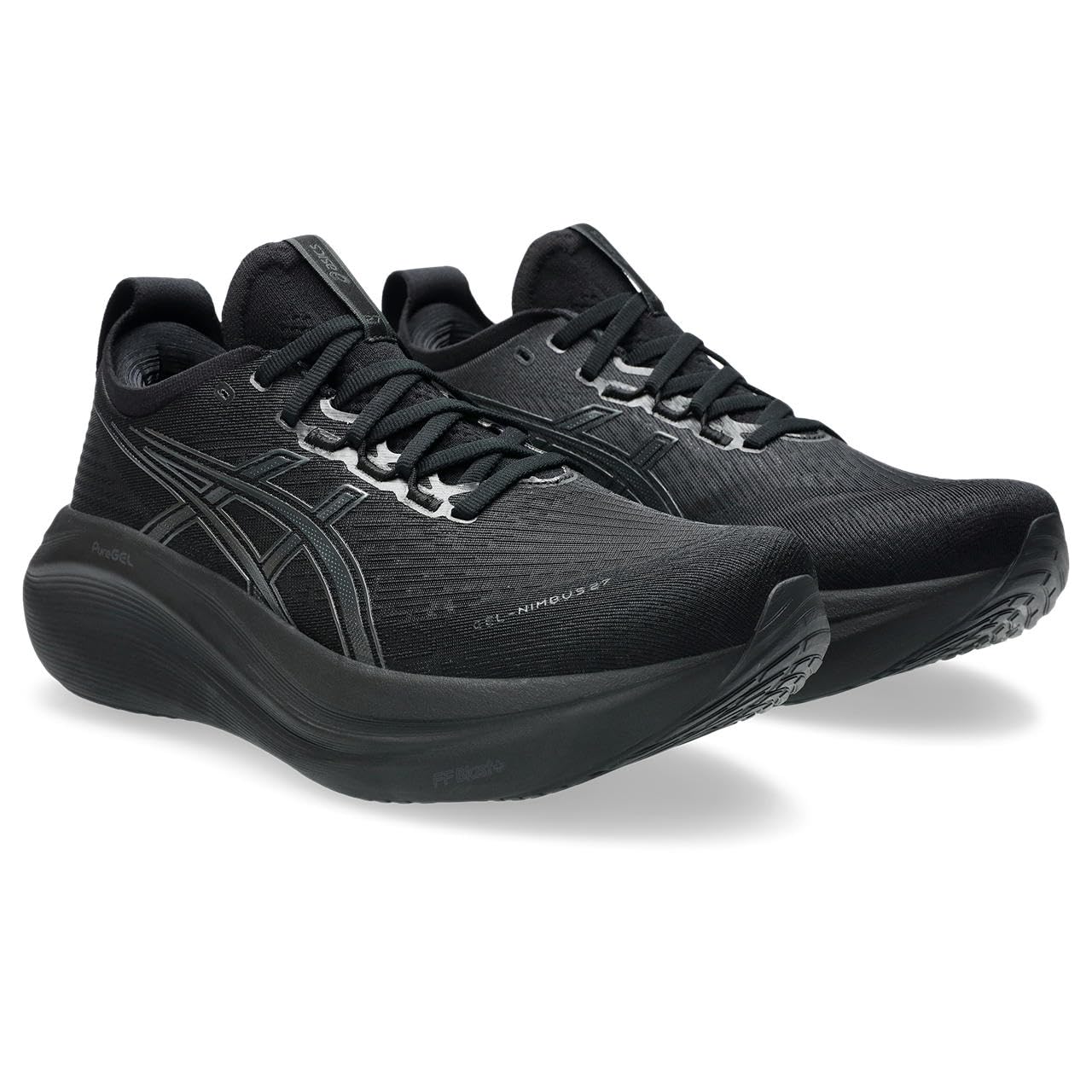 

Беговые кроссовки 27 1011B958 001 см 2E [Asics] GEL-NIMBUS Мужские (Черный/Графитово-серый) 28,0