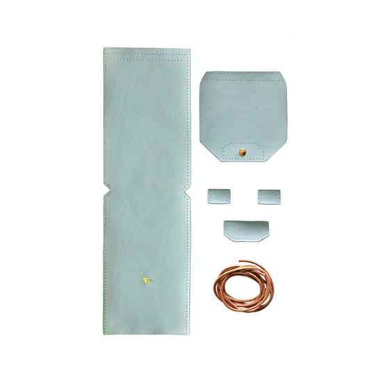 DIY Mobile Phone Bag Faux Leather Phone Pouch Craft Set Unfinished Crossbody Wallet Phone Bag for Daily Travel And Gifts