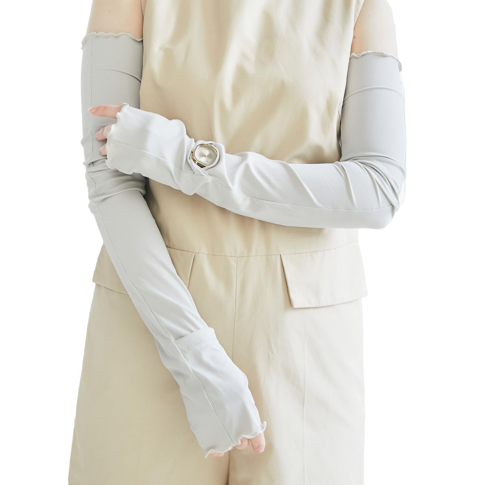 

Рукав UV Sun Cool для длинных часов серый [Ryokatsu Honpo] Чехлы, Защита, Защита, Прикосновение, Длина, Разрез, 60 см, серый