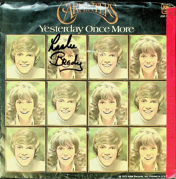 

7inch Record CARPENTERS - Yesterday Once More AM1446S A&M 1973 Canada Pop Used