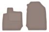 Beige Front Floor Mats For: Isuzu D-MAX III Pickup (2019-)