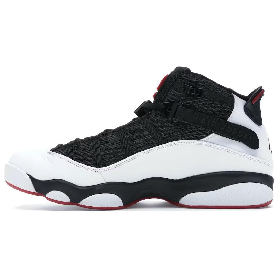 

Jordan 6 Rings Black White Gym Red 322992-012 41