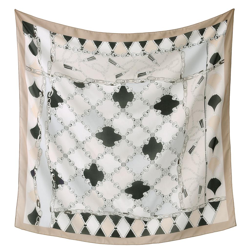 Newest Style Women Scarf Square Tencel Printed Handkerchief Fashion Temperament Beach Sunscreen Shawl