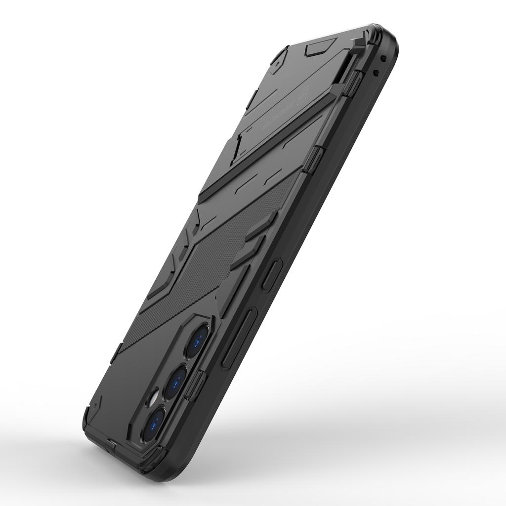 For Samsung Galaxy A34 5G Phone Case,Kickstand Dual-Layer Design Soft TPU Hard PC Phone Back Cover