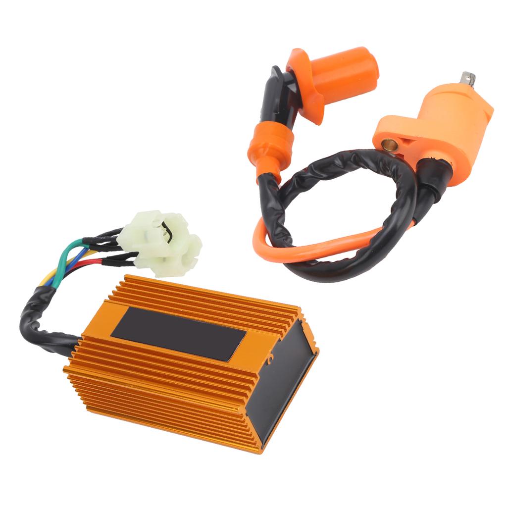 6 Pins CDI Unit Ignition Coil Fit for PIT PRO Bike Trail Bike Dirt Bike Quad ATV 150cc 200cc 250cc