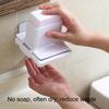 1Pcs Bathroom Wall-Mounted Portable Grinding Powder Soap Box Home Creative Traceless Sticky Multifunctional Soap Box