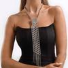 Collier Ras de Cou Tressé à Franges Perles Coréennes Long Collier Perles Faux Col Hommes