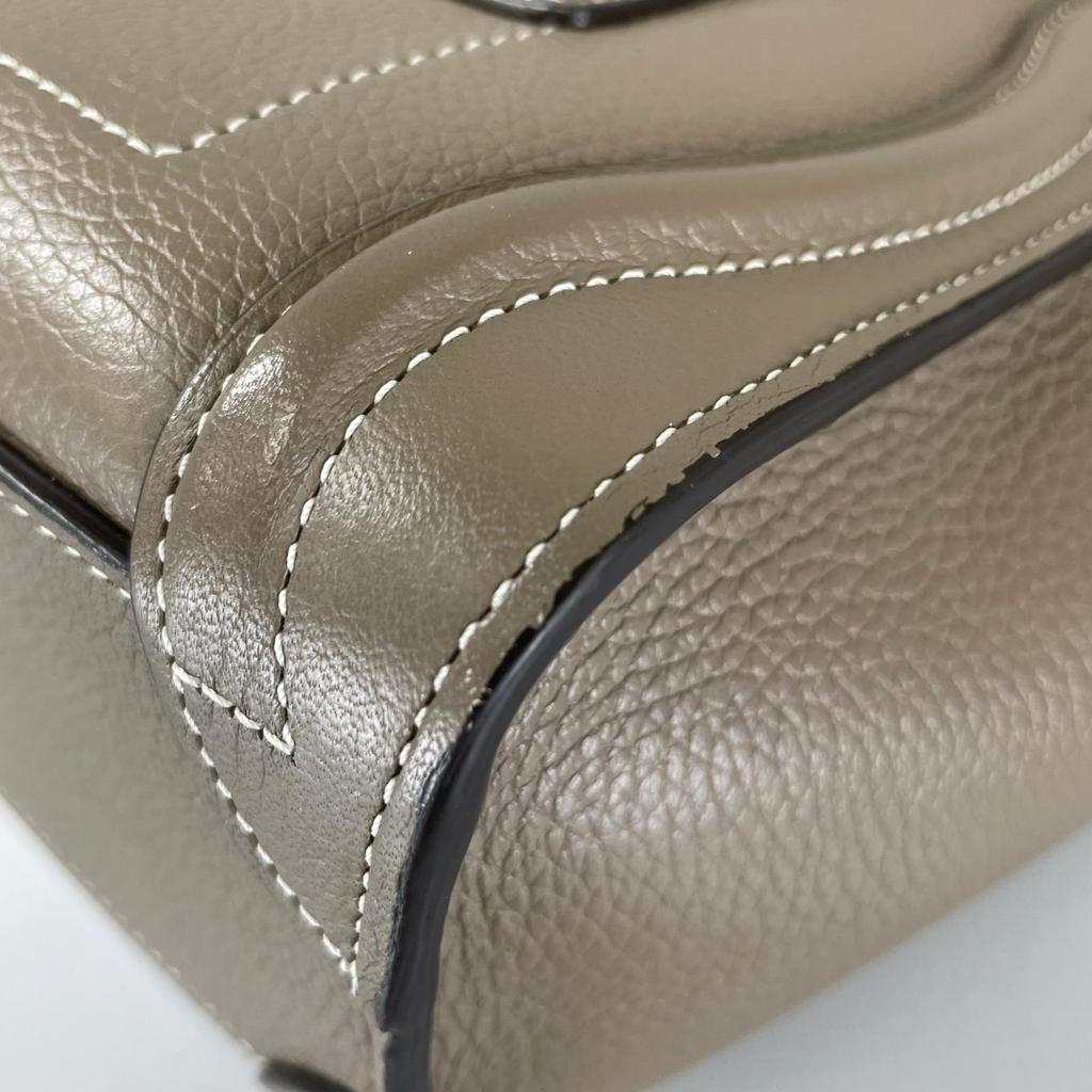 CELINE Luggage nano shopper Handbag Gurege Women 2WAY used