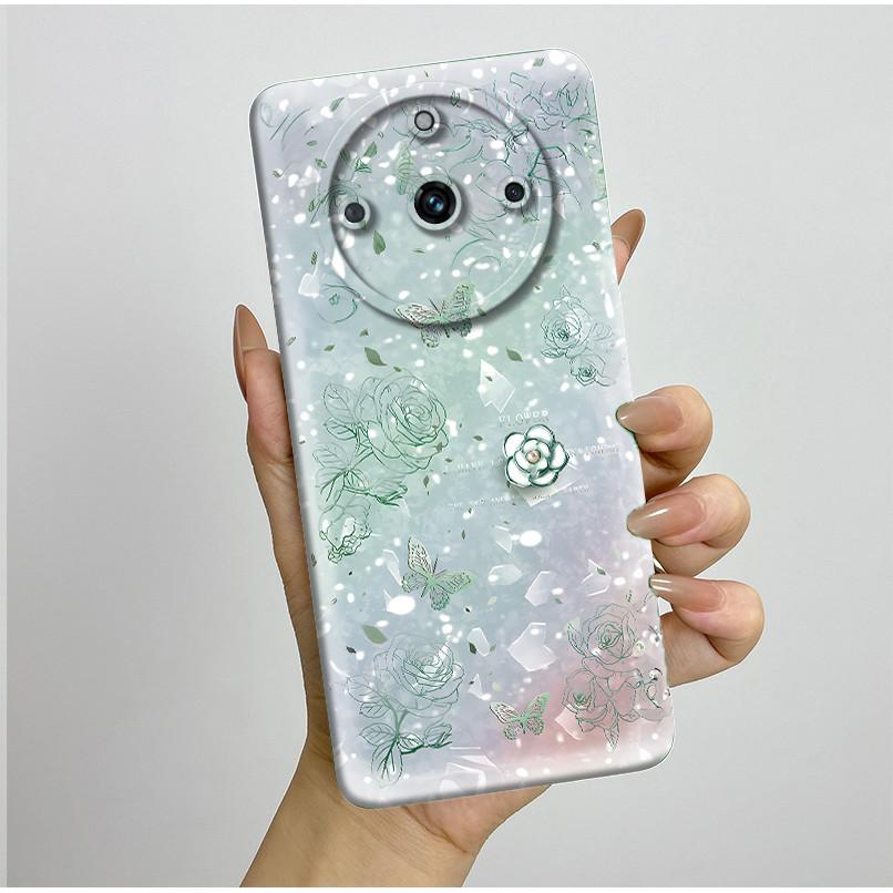 For Realme 11 Pro+ Case RMX3740 RMX3741 Soft Silicone Flowers Back Cover For Realme 11 Pro Plus ProPlus Shockproof Phone Cases