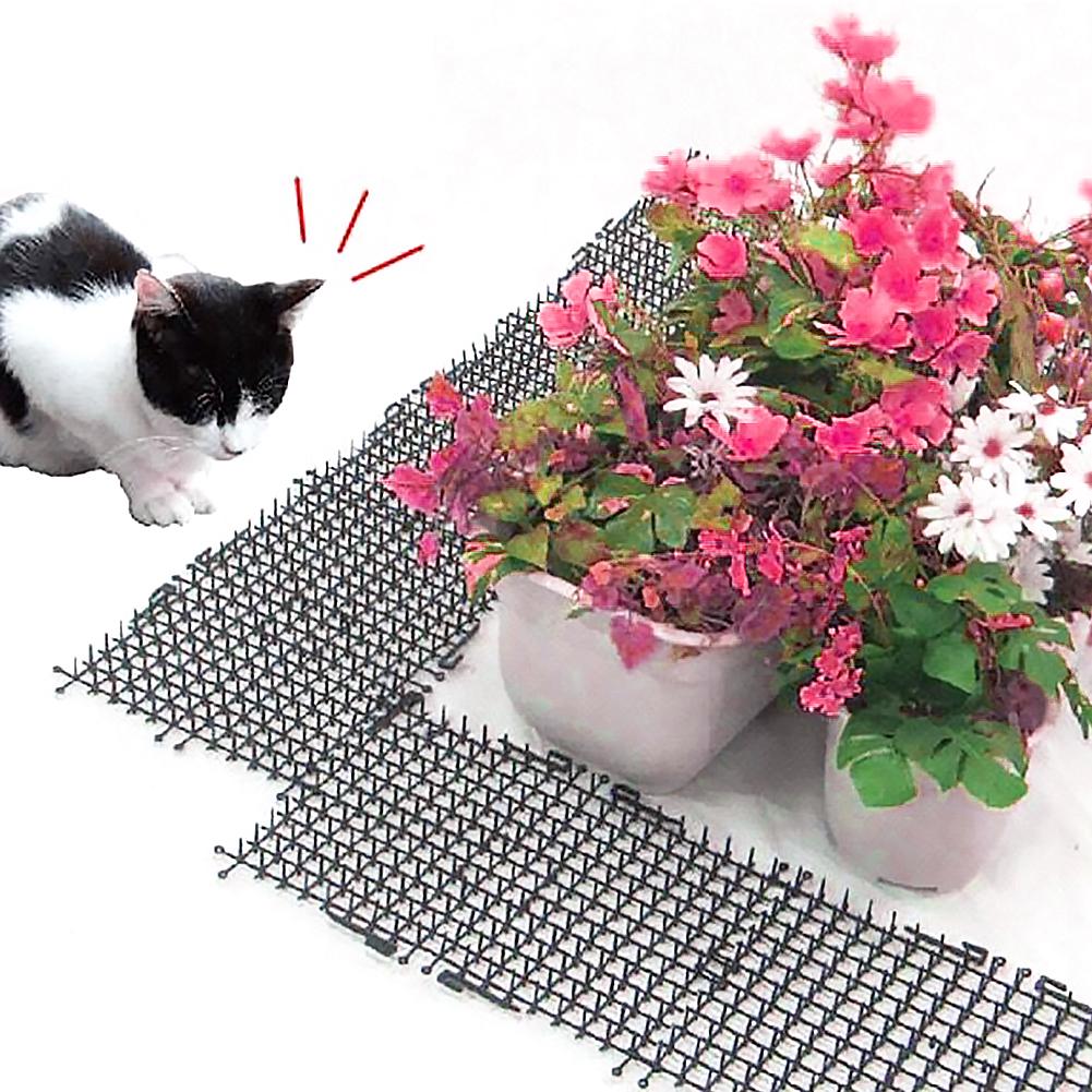 

Садовая 2-метровая садовая колючая полоска Dig Stop Cat Dog Repellent Spike Mat Net с гвоздями 2M