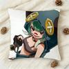 pc Gachiakuta Cartoon Style Doublesided Printed Square Decorative Cushion Cover for Sofa Living Room Home Decor
