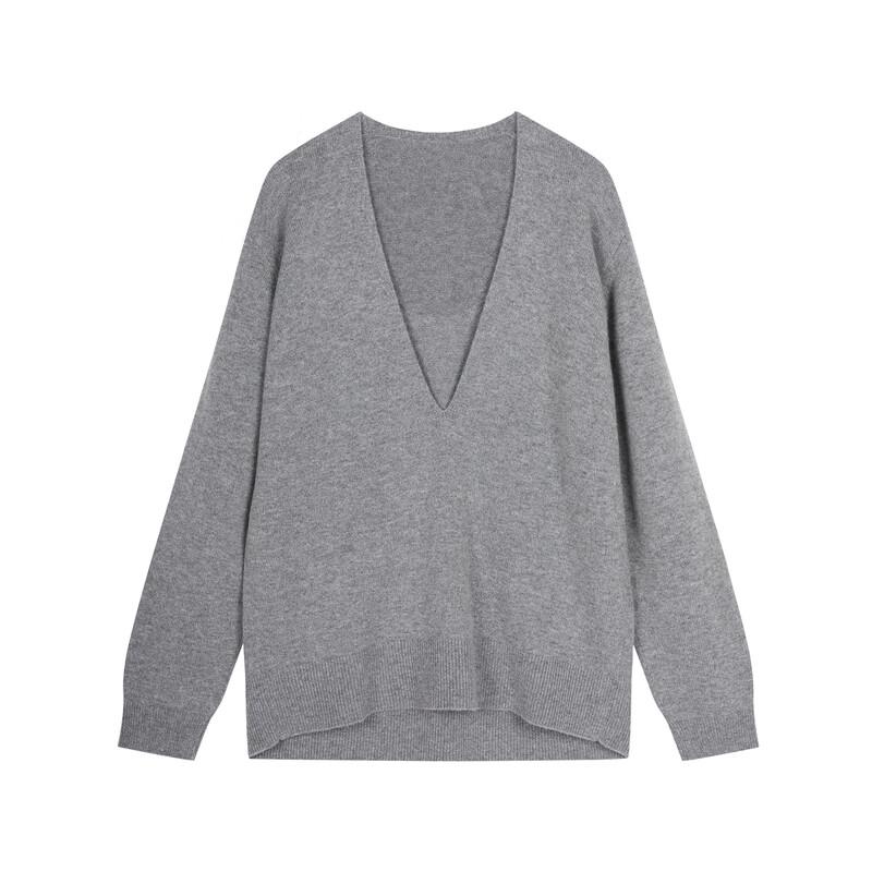 JNBY 2024 Winter Loose Fit V-Neck Sweater