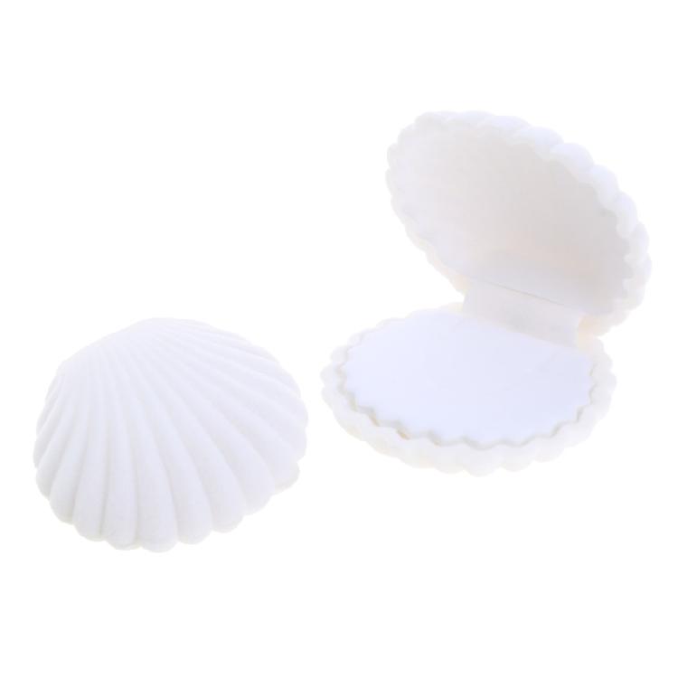 Velvet- Cloth Ring Jewelry Storage Gift Shell Box Ring Earrings Jewelry Showcase