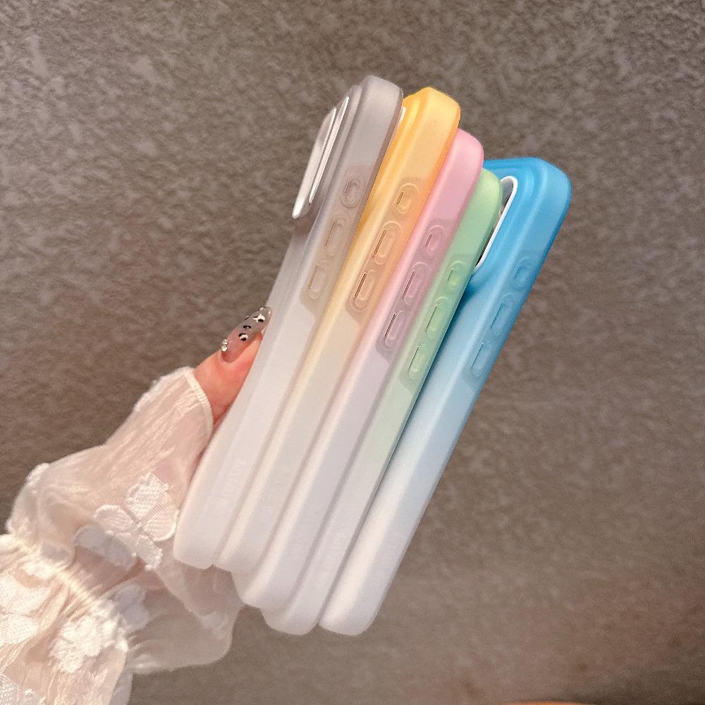 Luxus-Farbverlauf-Handyhülle für iPhone 17 Air 16 15 14 Plus 13 12 Pro Max Magnetische kabellose Ladefunktion Stoßfeste Hülle für Magsafe