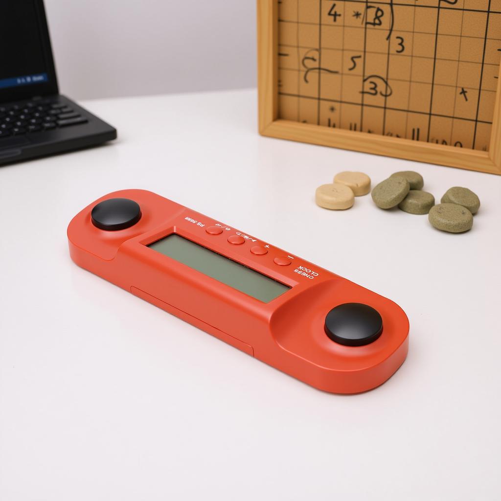 Chess Timer Digital Game Countdown Stopwatch Portable Clock for Chess with LCD Display Travel Friendly for Tournaments Training
