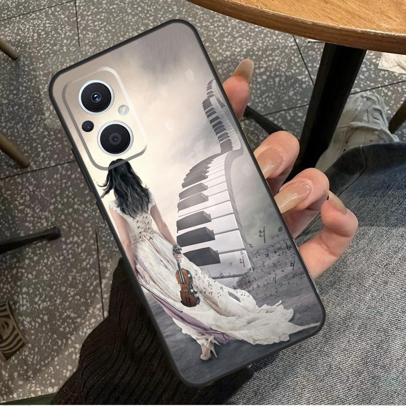 

Violin Piano For OPPO Reno 14 13 12 11 10 Pro 8T 11F 12F 13F 14F 7 8 Lite OPPO Find X8 X6 X5 X9 Pro Case OPPO Reno14